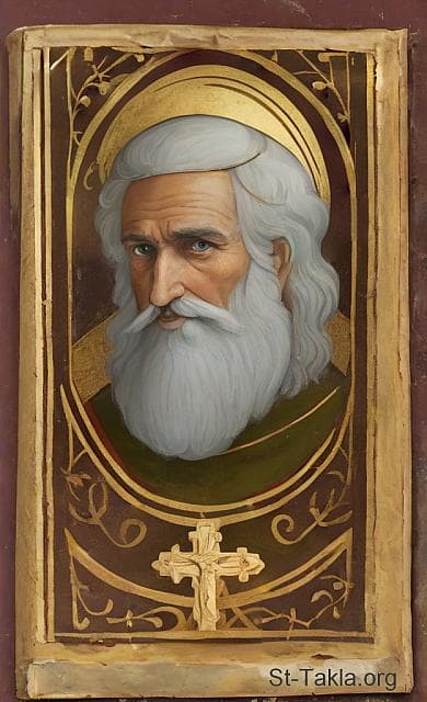 St-Takla.org Image: His Holiness Pope Milieos, Coptic Orthodox Pope #3 - AI art, idea and edit by Michael Ghaly for St-Takla.org, October 2023. صورة في موقع الأنبا تكلا: قداسة البابا ميليوس البطريرك الثالث من بطاركة الكرازة المرقسية: 3. - فن بالذكاء الاصطناعي، فكرة وتعديل مايكل غالي لموقع الأنبا تكلاهيمانوت، أكتوبر 2023 م.