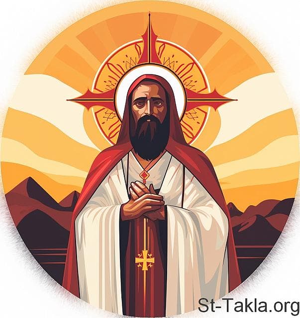 St-Takla.org Image: His Holiness Pope Athanasius II, Coptic Orthodox Pope #28 - AI art, idea and edit by Michael Ghaly for St-Takla.org, October 2023. صورة في موقع الأنبا تكلا: قداسة البابا أثناسيوس الثاني البطريرك الثامن من بطاركة الكرازة المرقسية: 28. - فن بالذكاء الاصطناعي، فكرة وتعديل مايكل غالي لموقع الأنبا تكلاهيمانوت، أكتوبر 2023 م.