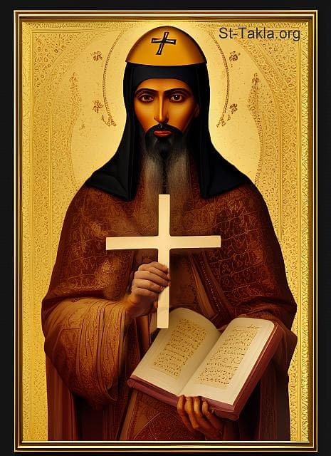 St-Takla.org Image: His Holiness Pope Dioscorus II, Coptic Orthodox Pope #31 - AI art, idea and edit by Michael Ghaly for St-Takla.org, October 2023. صورة في موقع الأنبا تكلا: قداسة البابا ديسقورس الثاني البطريرك الحادي والثلاثون من بطاركة الكرازة المرقسية: 31. - فن بالذكاء الاصطناعي، فكرة وتعديل مايكل غالي لموقع الأنبا تكلاهيمانوت، أكتوبر 2023 م.