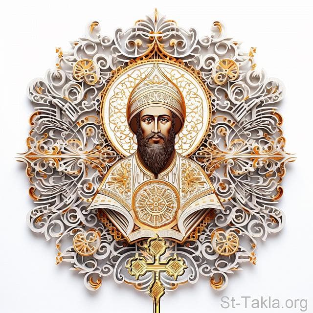 St-Takla.org Image: His Holiness Pope Andronicus, Coptic Orthodox Pope #37 - AI art, idea and edit by Michael Ghaly for St-Takla.org, October 2023. صورة في موقع الأنبا تكلا: قداسة البابا أندرونيقوس البطريرك السابع والثلاثون من بطاركة الكرازة المرقسية: 37. - فن بالذكاء الاصطناعي، فكرة وتعديل مايكل غالي لموقع الأنبا تكلاهيمانوت، أكتوبر 2023 م.