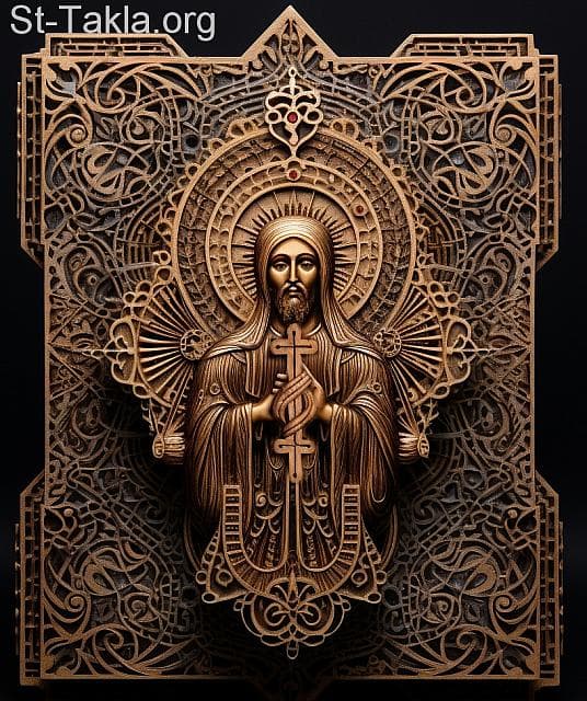 St-Takla.org Image: His Holiness Pope Kosma I (Cosmas), Coptic Orthodox Pope #44 - AI art, idea and edit by Michael Ghaly for St-Takla.org, October 2023. صورة في موقع الأنبا تكلا: قداسة البابا قزمان الأول البطريرك الرابع والأربعون من بطاركة الكرازة المرقسية: 44. - فن بالذكاء الاصطناعي، فكرة وتعديل مايكل غالي لموقع الأنبا تكلاهيمانوت، أكتوبر 2023 م.