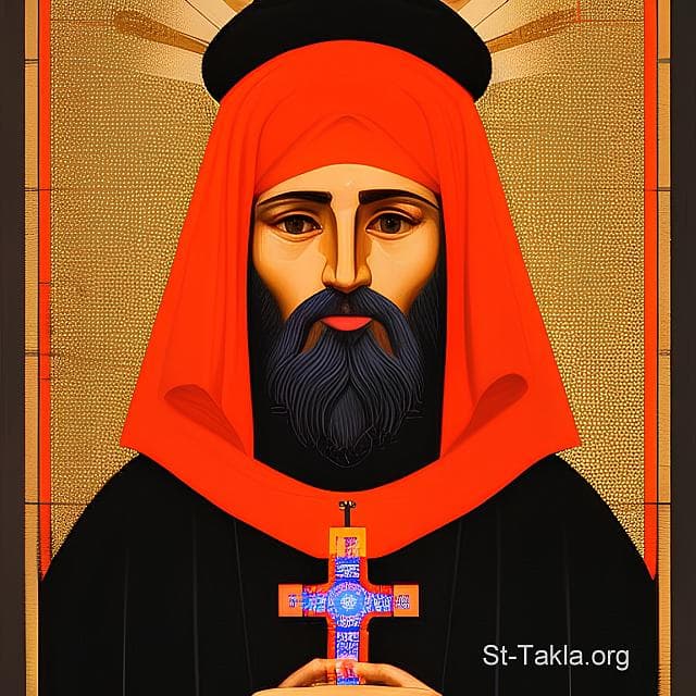 St-Takla.org Image: His Holiness Pope Seemeon (Simeon) II, Coptic Orthodox Pope #51 - AI art, idea and edit by Michael Ghaly for St-Takla.org, October 2023. صورة في موقع الأنبا تكلا: قداسة البابا سيمون الثاني البطريرك الحادي والخمسون من بطاركة الكرازة المرقسية: 51. - فن بالذكاء الاصطناعي، فكرة وتعديل مايكل غالي لموقع الأنبا تكلاهيمانوت، أكتوبر 2023 م.