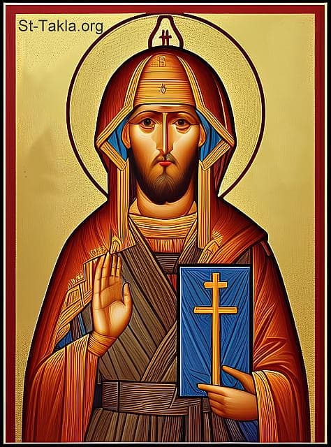 St-Takla.org Image: His Holiness Pope Yousab I (Job), Coptic Orthodox Pope #52 - AI art, idea and edit by Michael Ghaly for St-Takla.org, October 2023. صورة في موقع الأنبا تكلا: قداسة البابا يوساب الأول البطريرك الثاني والخمسون من بطاركة الكرازة المرقسية: 52. - فن بالذكاء الاصطناعي، فكرة وتعديل مايكل غالي لموقع الأنبا تكلاهيمانوت، أكتوبر 2023 م.