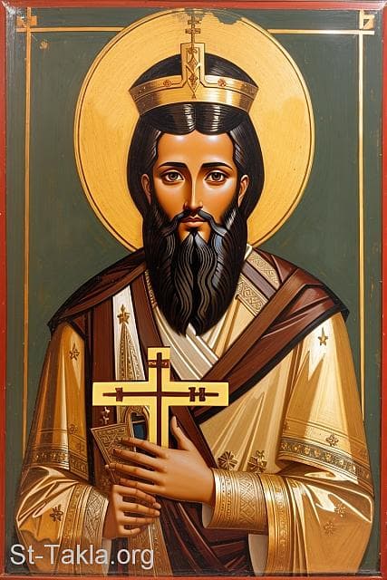 St-Takla.org Image: His Holiness Pope Khail II, Coptic Orthodox Pope #53 - AI art, idea and edit by Michael Ghaly for St-Takla.org, October 2023. صورة في موقع الأنبا تكلا: قداسة البابا خائيل الثاني البطريرك الثالث والخمسون من بطاركة الكرازة المرقسية: 53. - فن بالذكاء الاصطناعي، فكرة وتعديل مايكل غالي لموقع الأنبا تكلاهيمانوت، أكتوبر 2023 م.