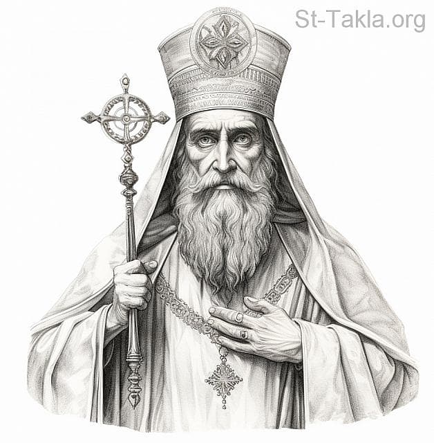 St-Takla.org Image: His Holiness Pope Yoannis VI, Coptic Orthodox Pope #74 - AI art, idea and edit by Michael Ghaly for St-Takla.org, October 2023. صورة في موقع الأنبا تكلا: قداسة البابا يوأنس السادس البطريرك الرابع والسبعون من بطاركة الكرازة المرقسية: 74. - فن بالذكاء الاصطناعي، فكرة وتعديل مايكل غالي لموقع الأنبا تكلاهيمانوت، أكتوبر 2023 م.
