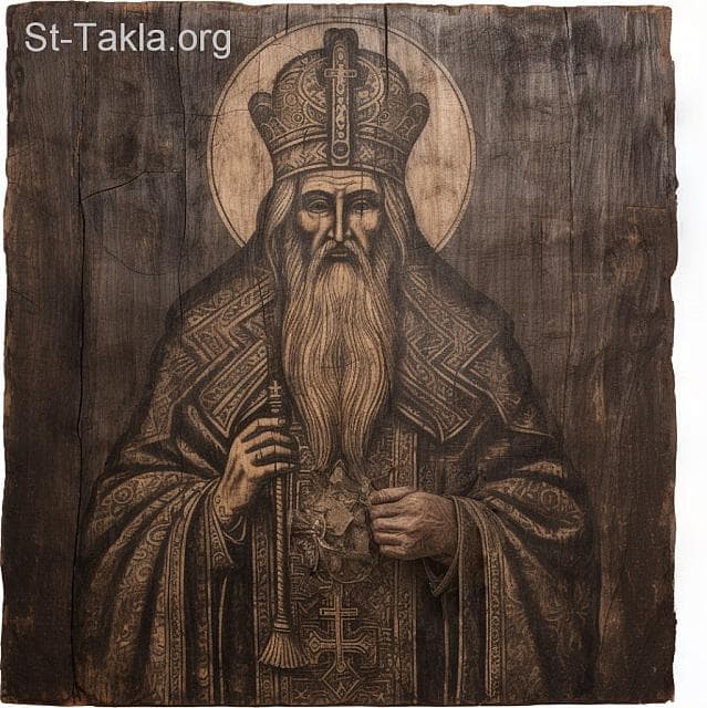 St-Takla.org Image: His Holiness Pope Athanasius III, Coptic Orthodox Pope #76 - AI art, idea and edit by Michael Ghaly for St-Takla.org, October 2023. صورة في موقع الأنبا تكلا: قداسة البابا أثناسيوس الثالث البطريرك السادس والسبعون من بطاركة الكرازة المرقسية: 76. - فن بالذكاء الاصطناعي، فكرة وتعديل مايكل غالي لموقع الأنبا تكلاهيمانوت، أكتوبر 2023 م.