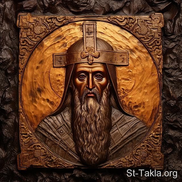 St-Takla.org Image: His Holiness Pope Mark V, Coptic Orthodox Pope #98 - AI art, idea and edit by Michael Ghaly for St-Takla.org, October 2023. صورة في موقع الأنبا تكلا: قداسة البابا مرقس الخامس البطريرك الثامن والتسعون من بطاركة الكرازة المرقسية: 98. - فن بالذكاء الاصطناعي، فكرة وتعديل مايكل غالي لموقع الأنبا تكلاهيمانوت، أكتوبر 2023 م.