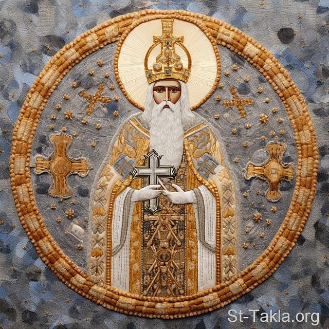 St-Takla.org Image: His Holiness Pope Yoannis XVII, Coptic Orthodox Pope #105 - AI art, idea and edit by Michael Ghaly for St-Takla.org, October 2023. صورة في موقع الأنبا تكلا: قداسة البابا يوأنس السابع عشر البطريرك الخامس بعد المائة من بطاركة الكرازة المرقسية: 105. - فن بالذكاء الاصطناعي، فكرة وتعديل مايكل غالي لموقع الأنبا تكلاهيمانوت، أكتوبر 2023 م.