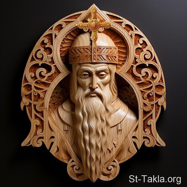 St-Takla.org Image: His Holiness Pope Mark VII, Coptic Orthodox Pope #106 - AI art, idea and edit by Michael Ghaly for St-Takla.org, October 2023. صورة في موقع الأنبا تكلا: قداسة البابا مرقس السابع البطريرك السادس بعد المائة من بطاركة الكرازة المرقسية: 106. - فن بالذكاء الاصطناعي، فكرة وتعديل مايكل غالي لموقع الأنبا تكلاهيمانوت، أكتوبر 2023 م.