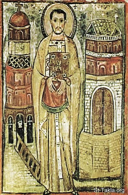 St-Takla.org Image: His Holiness Pope Damian of Alexandria, 35th Pope of Alexandria & Patriarch of the See of St. Mark. صورة في موقع الأنبا تكلا: قداسة البابا دميان (البابا داميانوس)، بابا الإسكندرية وبطريرك الكرازة المرقسية 35.